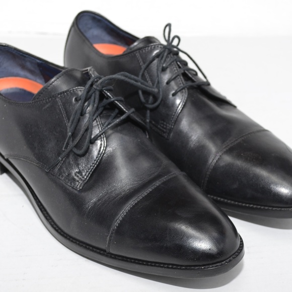 cole haan black cap toe oxford